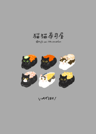 Yy's cat 貓貓寿司屋2-海苔組