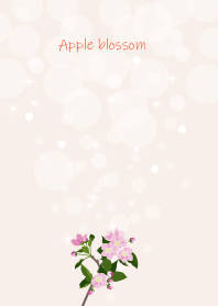 April birth flower,Apple blossom.