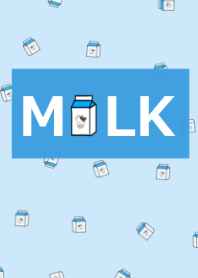 MILK CARTON /blue