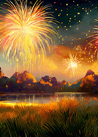Beautiful Fireworks Theme#809