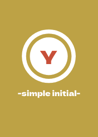 simple initial-Y- THEME 59