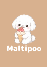 柔軟馬爾泰迪主題2 Beige 02