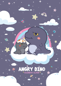 เจ้าไดโนขี้โมโห เมฆสายรุ้ง สีม่วง