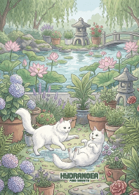 Hydrangea Pond Serenity