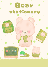 bear stationery