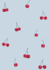 Cherry (Muted Blue)