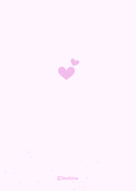 Simple pastel pink & purple heart
