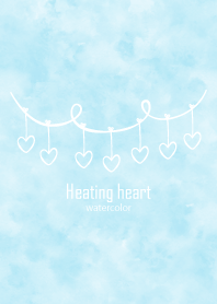 Heating heart (watercolor)