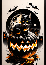 halloween cat 2Deabe
