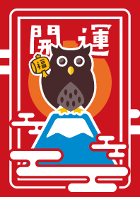 Blakiston's fish owl on Mt.Fuji/RED