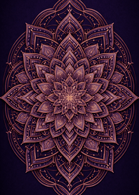 Mandala|AmethystxGold Good Luck#4