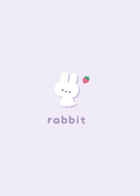 Rabbits5 Strawberry - Purple