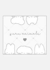 Relaxed Animals 1  - Gray 01