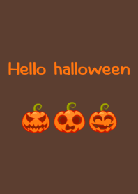 Hello Halloween pumpkin