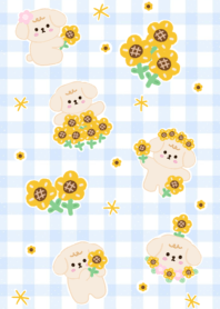 ปั๊ปปี้น้อย x ดอกทานตะวัน v.3
