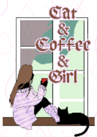 Cat&Coffee&Girl.