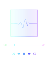 MUSIC PLAYER 2 Grad - ホワイト - 80