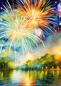 Beautiful Fireworks Theme#129