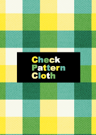 Check Pattern Cloth Yellow&Green