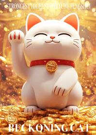 Wealth luck beckoning cat Lucky 21