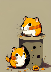 Halloween Hamster 6B9602