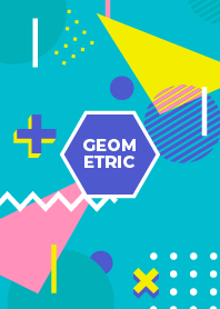 Geometric TURQUOISE SURF