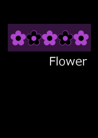 Simple flower and black 5