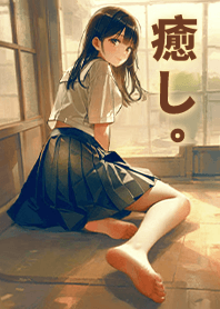 治癒系美少女-外婆家的高中女孩1.4懷舊藍色