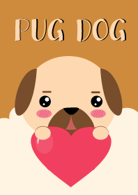 I am Lovely Pug Dog Theme
