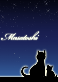 Masatoshi parents of cats & night sky