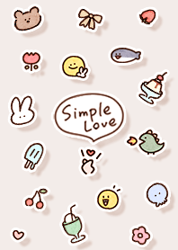 pinkbrown Fluffy simple icon08_2
