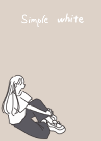 ◉オシャレかっこよ女の子◉ベージュ