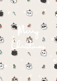 neko christmas1 / beige