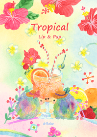Tropical resort in summer