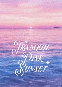 Tranquil Pink Sunset