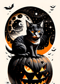 halloween cat f56888