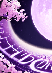 月光夜桜#DD019。