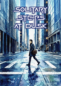 Solitary Steps at Dusk