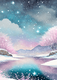 Beautiful real scenery(Winter-586)