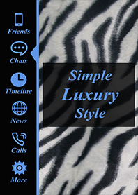 Simple luxury theme Zebre pattern