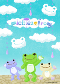 Pickles The Frog Cloud And Sky 1 Line Theme Line Store