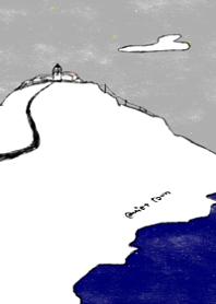 丘の上の静かな町