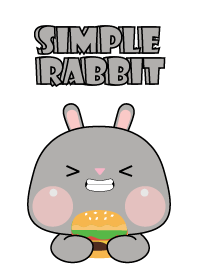 Simple So Pretty Grey Rabbit Theme (JP)