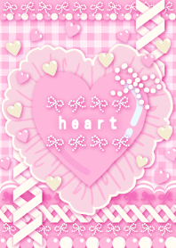 Decorative Heart -pink