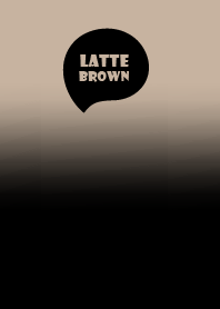 Black & Latte Brown Theme Vr.12