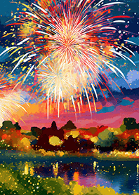 Beautiful Fireworks Theme#888