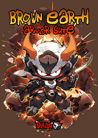 Brown Earth Armor suit [DADA Hero Theme]