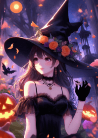 cute little witch halloween V. 42