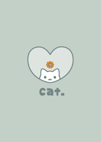 Cat Sunflower - Dullness Green