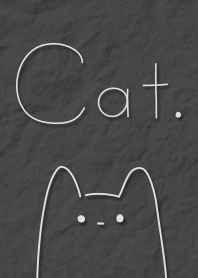 シンプルなねこ。